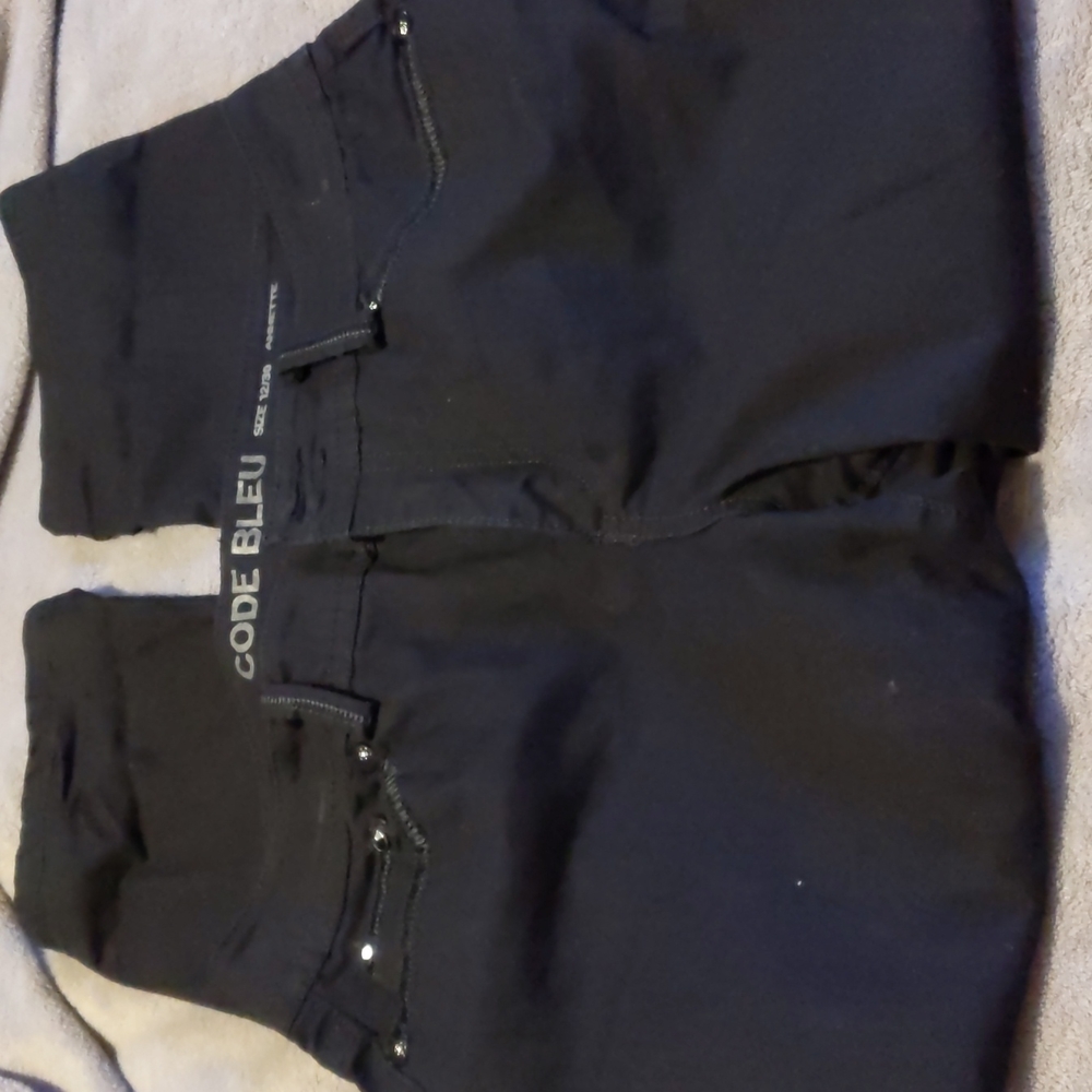 code blue black capri jeans size 12/30